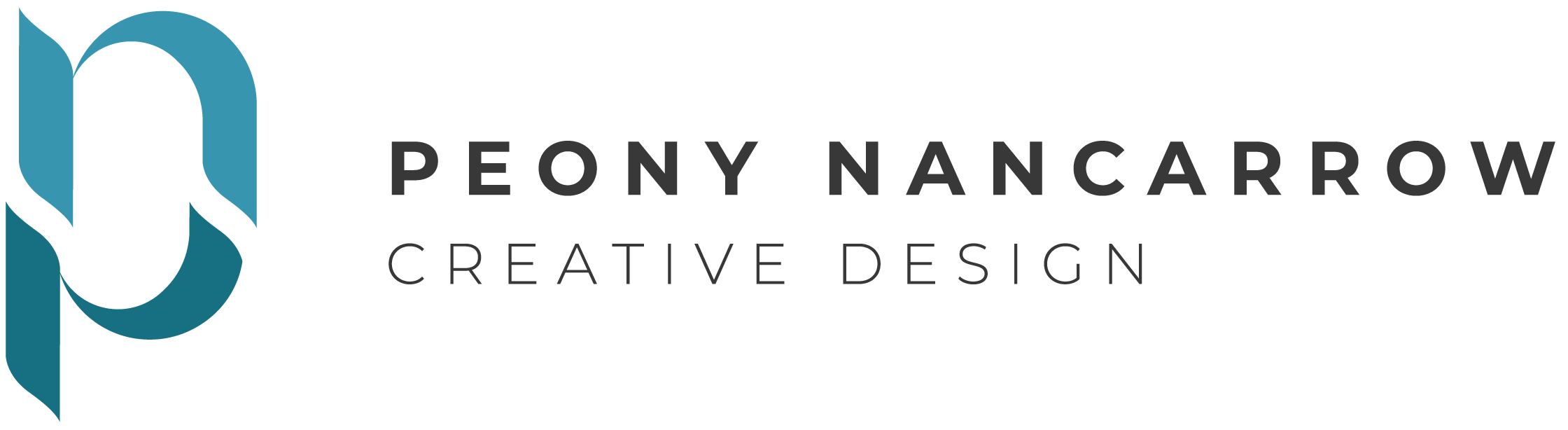 Peony Nancarrow Creative Design Horizontal Logo